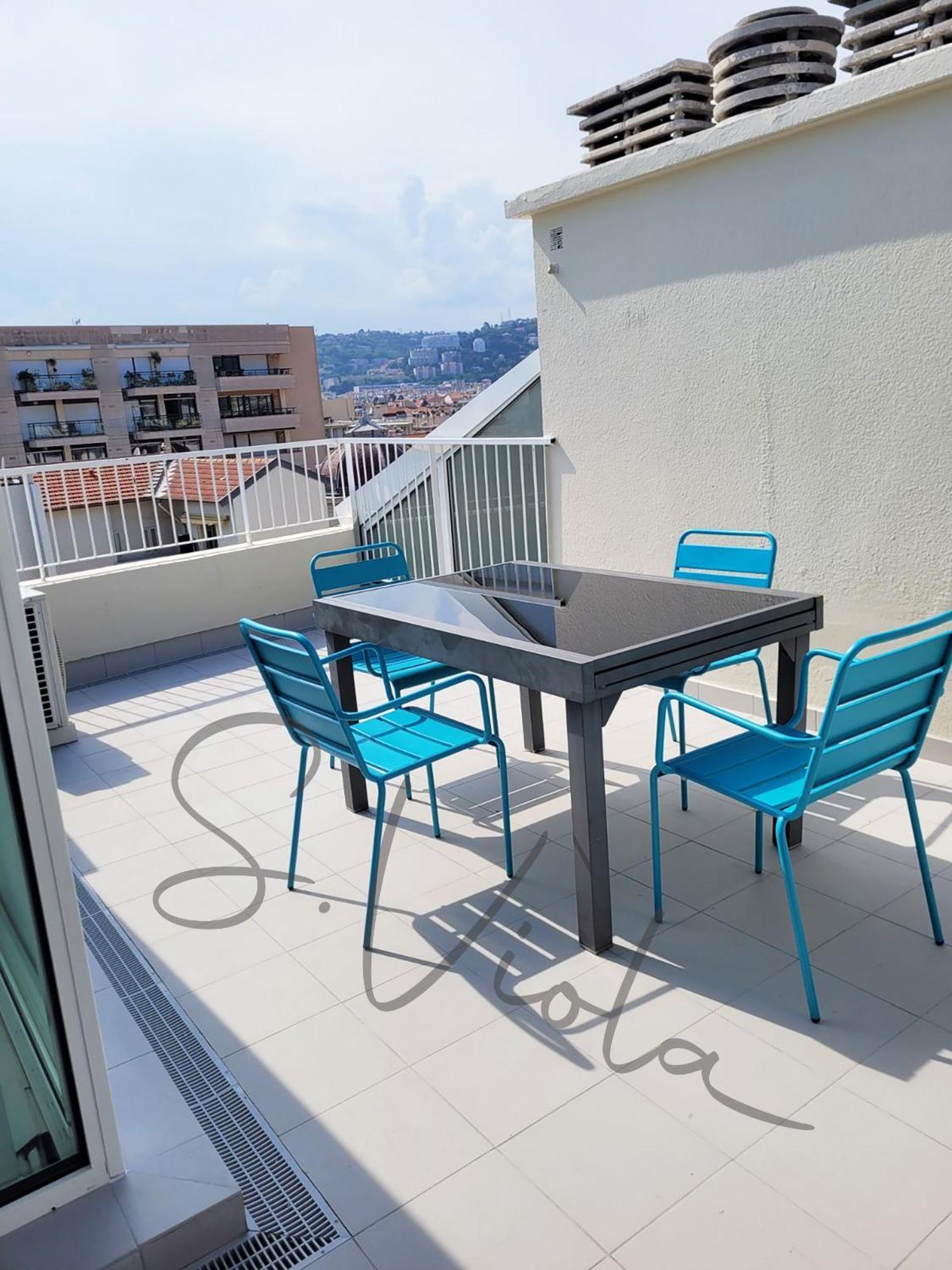 Royal Lux Nice -Last Floor, See View Bagian luar foto